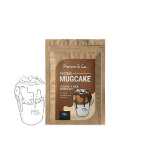 Protein & Co. Protein MugCake 70 g Vyber si z těchto lahodných příchutí: Coconut & Milk Chocolate