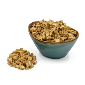 Protein & Co. Sušené jablečné kostičky – nesířené Váha: 80 g
