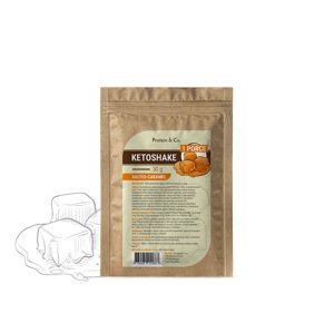 Protein & Co. Ketoshake  – 1 porce 30 g Vyber si z těchto lahodných příchutí: Salted caramel