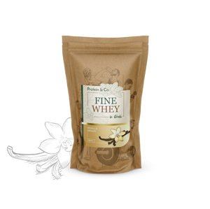Protein&Co. FINE WHEY – přírodní protein slazený stévií 1 000 g Zvol příchuť: Vanilla dream