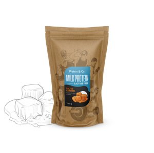 Protein & Co. MILK PROTEIN - Lactose free 1 kg + 1 kg za zvýhodněnou cenu Zvol příchuť: Salted caramel, Zvol příchuť: Vanilla dream