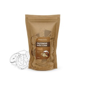 Protein & Co. Proteinové kaše s chia 1 600 g - 8 příchutí Zvol příchuť: Čokoláda s vlašským ořechem