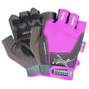 Fitness rukavice WOMANS POWER (POWER SYSTEM) Barva: Černá, Velikost: M