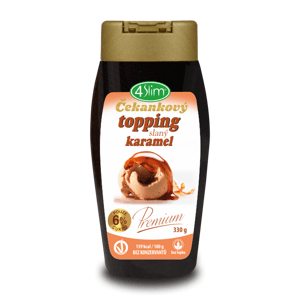 4Slim Čekankový topping slaný karamel Váha: 330 g