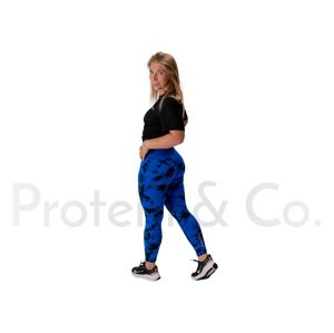 Protein & Co. Sportovní legíny - batika Velikost: L, Vyber variantu: Modrá