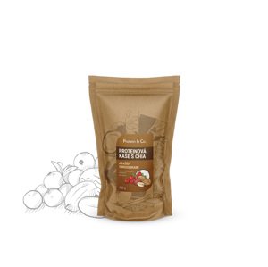 Protein&co. proteinová kaše s chia 480 g Zvol příchuť: Arašídy s brusinkami