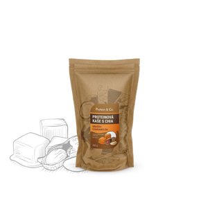 Protein&co. proteinová kaše s chia 480 g Zvol příchuť: Arašídy s karamelem