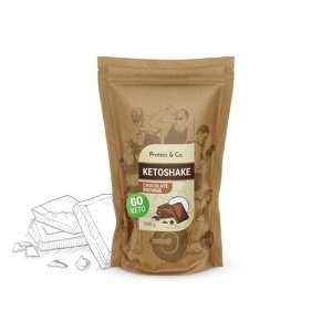 Protein&Co. Ketoshake – proteinový dietní koktejl 1 kg Zvol příchuť: Chocolate brownie, Množství: 1000 g