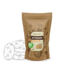 Protein&Co. Ketoshake – proteinový dietní koktejl 1 kg Zvol příchuť: Biscuit cookie, Množství: 500 g