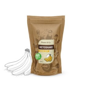 Protein&Co. Ketoshake – proteinový dietní koktejl 1 kg Zvol příchuť: Banana split, Množství: 1000 g