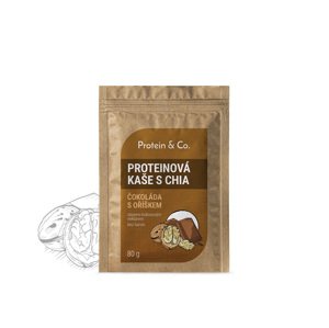 Protein&co. proteinová kaše s chia 80 g Zvol příchuť: Čokoláda s vlašským ořechem