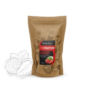 Protein&Co. TriBlend – protein MIX 1 kg Zvol příchuť: Strawberry milkshake