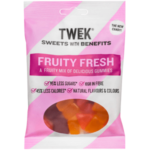 TWEEK Fresh Fruity - gumové bonbóny 80 g