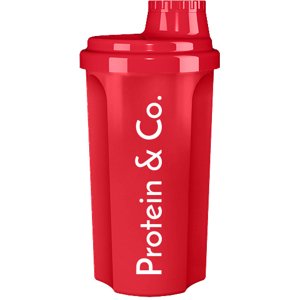 Shaker Protein & Co. 700 ml Barva: Červená