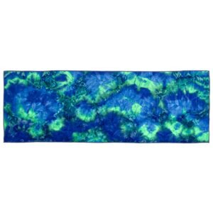 Yoga ručník Sportago anti-slip colors - zeleno-modrý