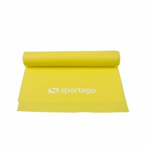 Gumový expandér Sportago Band Light 120 cm, žlutý