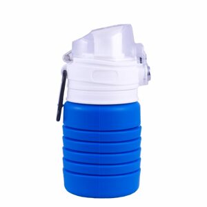 Skládací silikonová láhev Sportago Hartfort - modrá