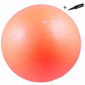 Gymnastický míč Sportago Anti-Burst 85 cm, včetně pumpičky - oranžová
