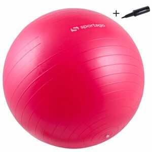 Gymnastický míč Sportago Anti-Burst 85 cm, včetně pumpičky - červená