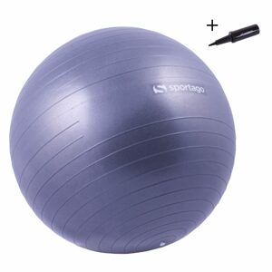 Gymnastický míč Sportago Anti-Burst 75 cm, včetně pumpičky - grafit