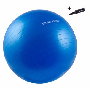 Gymnastický míč Sportago Anti-Burst 75 cm, včetně pumpičky - modrá