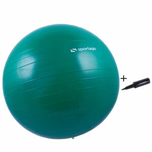 Gymnastický míč Sportago Anti-Burst 65 cm, včetně pumpičky - zelená