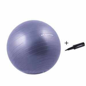 Gymnastický míč Sportago Anti-Burst 55 cm, včetně pumpičky - grafit