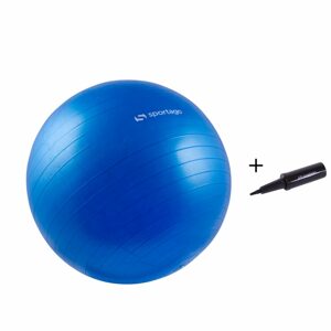 Gymnastický míč Sportago Anti-Burst 55 cm, včetně pumpičky - modrá