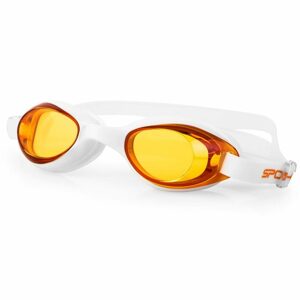 Spokey TINI Plavecké brýle, bílé, oranžová skla