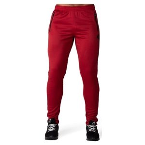 Gorilla Wear Pánské tepláky Ballinger Track Pants Red/Black - XXL