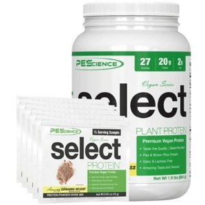 PEScience Vegan Select Protein 837g - Chocolate Peanut butter + 5 x Select Vegan Protein vzorek ZDARMA