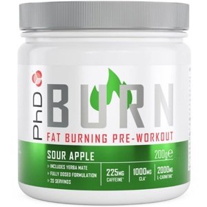 PhD Nutrition PhD Burn Pre-Workout 200 g - kyselé jablko