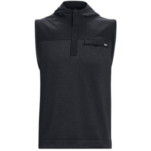 Pánská hybridní vesta Under Armour Storm SweaterFleece Vest - black - L - 1382921-001