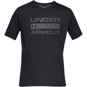 Pánské triko Under Armour Team Issue Wordmark SS - black /  / rhino gray - L - 1329582-001