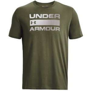 Pánské triko Under Armour Team Issue Wordmark SS - marine od green - L - 1329582-390