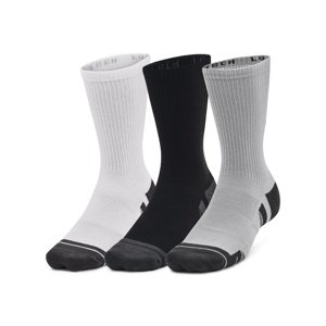 Unisex ponožky Under Armour Performance Tech 3pk Crew - mod gray - XL - 1379512-011