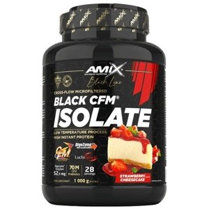 Amix Nutrition Amix BLACK Line Black CFM Isolate 1000 g - jahodový cheesecake