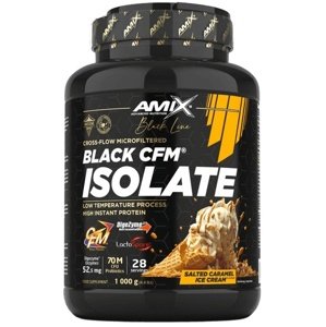 Amix Nutrition Amix BLACK Line Black CFM Isolate 1000 g - slaný karamel/zmrzlina