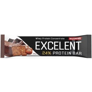 Nutrend Excelent Protein Bar 40 g - čokoláda s oříšky VÝPRODEJ (DMT 30.11.2023)