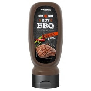 Body Attack Sauce 320 ml - Hot BBQ PROŠLÉ DMT 1.2024