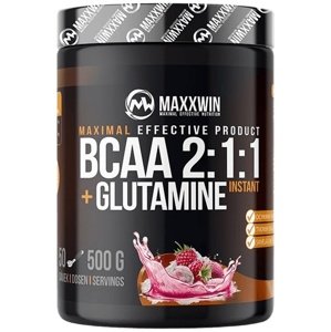 Maxxwin BCAA + GLUTAMINE 500 g - malina