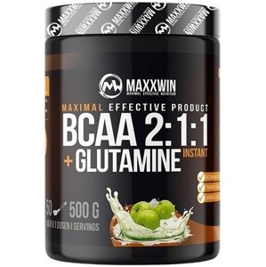Maxxwin BCAA + GLUTAMINE 500 g - zelené jablko