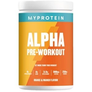 MyProtein Alpha Pre-Workout 600 g - pomeranč/mango