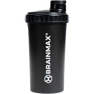 BrainMax plastový šejkr černý 700 ml