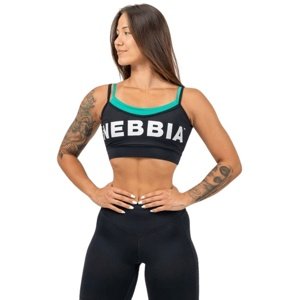 Nebbia Dvouvrstvá sportovní podprsenka Flex 241 černá - S