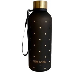 SIM bottle Tritanová láhev 650ml - černá s puntíky (Limitovaná edice)