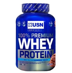 USN (Ultimate Sports Nutrition) USN 100% Whey Protein Premium 2280 g - vanilka + USN šejkr Mixmaster 750 ml ZDARMA