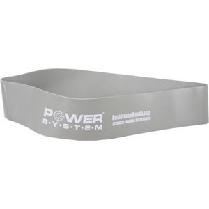 Power System Posilovací guma FLEX LOOP Strong - šedá 60 x 5 x 1,5 cm