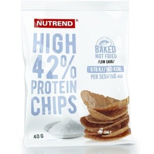 Nutrend High Protein Chips 40g - sůl