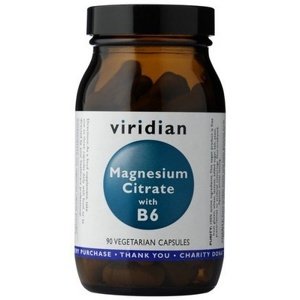 Viridian Nutrition Viridian Magnesium Citrate s Vitamínem B6 90 kapslí
